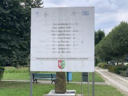 Stone from 1812 commemorating the march of Napoleonic troops through Guben