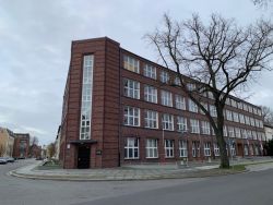 Ehemalige Erweiterung der Tuchfabrik (heute Gemeinnütziger Berufsbildungsverein Guben)