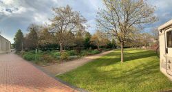 Friedrich-Wilke square with a library, music school and former dyehouses